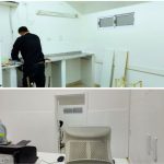 Consultorios Externos del Laboratorio: saneamiento, pintura sanitaria y cambio de aberturas.