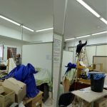 Pintura, cambios de iluminación, normalización eléctrica en oficinas y consultorios